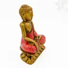 Shakyamuni Buddha színes rezin szobor - 23 cm