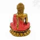 Shakyamuni Buddha színes rezin szobor - 23 cm