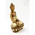 Shakyamuni Buddha színes rezin szobor - 26 cm