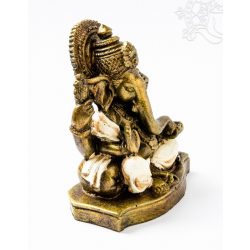 Ganesha színes rezin szobor - 12 cm