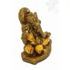 Ganesha színes rezin szobor - 12 cm