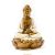Amitabha Buddha lótuszon színes rezin szobor - 14 cm