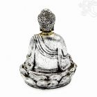 Amitabha Buddha lótuszon színes rezin szobor - 14 cm
