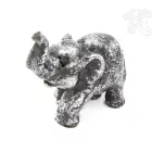 Elefánt színes rezin szobor - 6,5 cm
