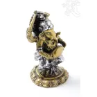Ganesha színes rezin szobor - 13 cm