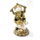 Ganesha színes rezin szobor - 13 cm