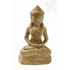 Amitabha Buddha láva kő szobor - 44 cm