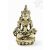 Amitayus Buddha (Tsepagme) réz szobor, matt sárga, prémium minőség - 4,5 cm