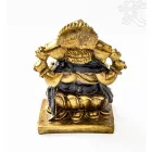Ganesha színes rezin szobor - 17 cm
