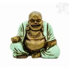 Nevető Buddha színes rezin szobor - 7 cm