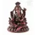 Ganesha, vörös színű rezin szobor - 12,5 cm