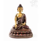 Shakyamuni Buddha rezin szobor vörös-csont színű - 32 cm