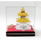 Ganesha templom szobor üveg dobozban