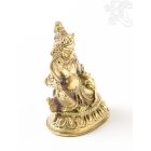 Zambala réz szobor, matt sárga - 5,5 cm