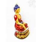 Shakyamuni Buddha agyag szobor, hatalmas méretű különlegesség - 66 cm