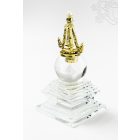 Sztúpa üveg szobor