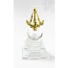 Sztúpa üveg szobor