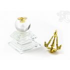 Sztúpa üveg szobor