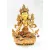 Zöld Tara teljesen aranyozott, féldrágakövekkel kirakott szobor különlegesség, ritkaság - 33 cm