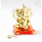 Integető, napelemes Ganesha