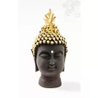 Buddha fej szobor, rezin - 13 cm
