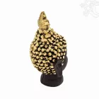Buddha fej szobor, rezin - 13 cm