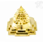 Meru csakra (Srí yantra) réz szobor, prémium minőség - 6 cm