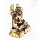 Shiva réz szobor, arany-bronz- 7 cm