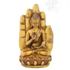 Áldó Buddha kézben csont színű - 16 cm