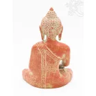 Shakyamuni Buddha réz szobor, vörös színű - 15 cm