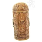 Nyitható Buddha oltár csont színű - 13 cm