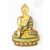 Shakyamuni Buddha réz szobor, hatalmas, kővel berakott különlegesség - 53 cm