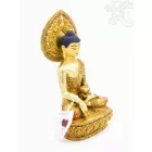 Shakyamuni Buddha teljesen aranyozott szobor különlegesség - 22 cm
