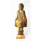 Álló Buddha fa faragott szobor - 55 cm