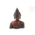Buddha mellplasztika vörös színű - 10 cm