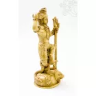 Táncoló Shiva, csont színű, rezin szobor - 19 cm