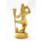Táncoló Shiva, csont színű, rezin szobor - 19 cm