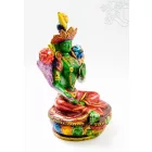 Zöld Tara agyag szobor - 24 cm