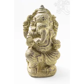 Ganesha láva kő szobor - 28 cm