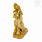 Radha Krishna színes rezin szobor - 20 cm