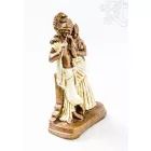 Radha Krishna színes rezin szobor - 20 cm