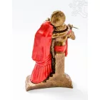 Radha Krishna színes rezin szobor - 20 cm