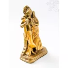 Radha Krishna színes rezin szobor - 20 cm