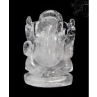Ganesha hegyikristály szobor - 10 cm