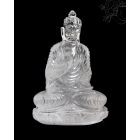 Buddha hegyikristály szobor - 14 cm