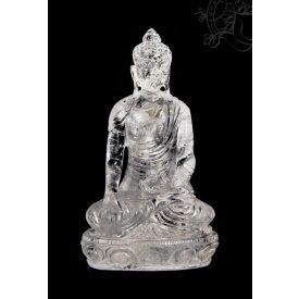 Buddha hegyikristály szobor - 19 cm