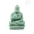 Buddha zöld jáde kristály szobor - 12 cm