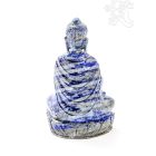 Buddha lápisz kristály szobor - 12-14 cm
