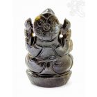 Ganesha labradorit kristály szobor - 10 cm
