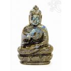 Buddha labradorit kristály szobor - 13-15 cm